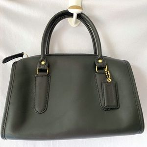 Coach Black Leather Mini Handbag